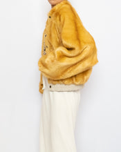 Load image into Gallery viewer, Modern x UO x Yellow Faux Fur Bomber Jacket (XS-M)
