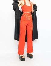 Load image into Gallery viewer, Vintage x Red Polyester Pleated Pant (S, M)