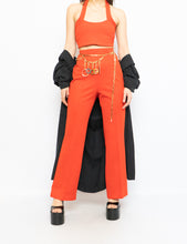 Load image into Gallery viewer, Vintage x Red Polyester Pleated Pant (S, M)