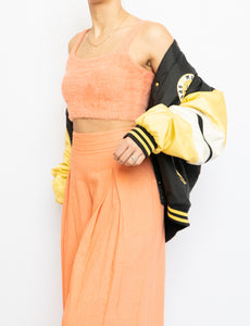 Modern x Coral Fuzzy Crop Top (XS, S)