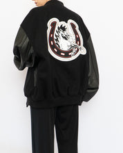 Load image into Gallery viewer, Vintage x Made in Canada x STAMPEDERS 2001 Grey Cup Champs Leather Varsity Jacket (XL)