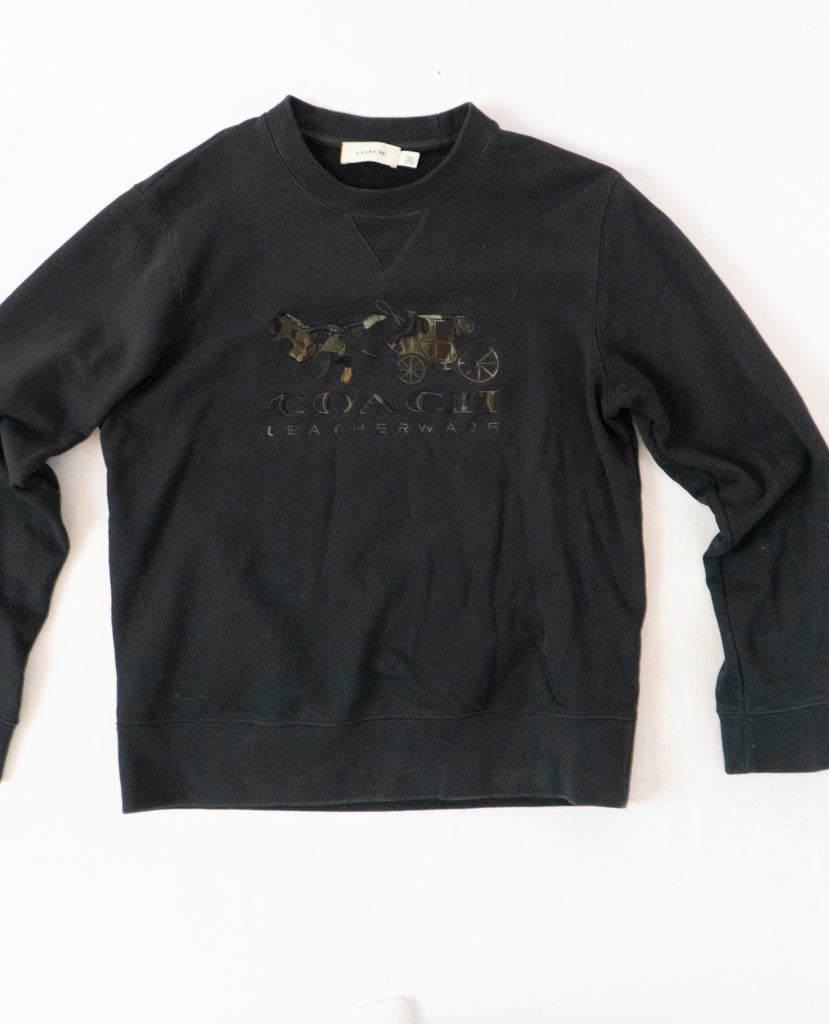 COACH x Black T-Rex Logo Crewneck (XS-M)
