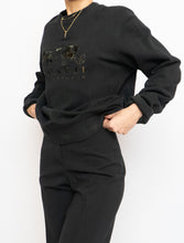 Load image into Gallery viewer, COACH x Black T-Rex Logo Crewneck (XS-M)