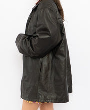 Load image into Gallery viewer, Vintage x Black Insulated Leather Jacket (S-L)