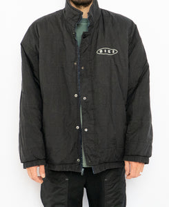 Vintage x NIKE 90s Green, Black Reversible Jacket (XL Mens)